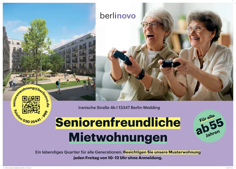 Iranische Straße 4b, 2 Zimmer, 3.OG, Rechts 8 — photo 1